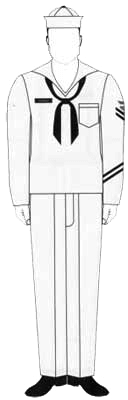 Униформа сержантов и рядовых ВМФ Доминиканской республики