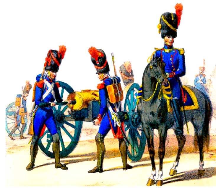 Униформа пешей артиллерии гвардии Наполеона (Foot Artillery of the Guard, Artillerie à Pied de la Garde)