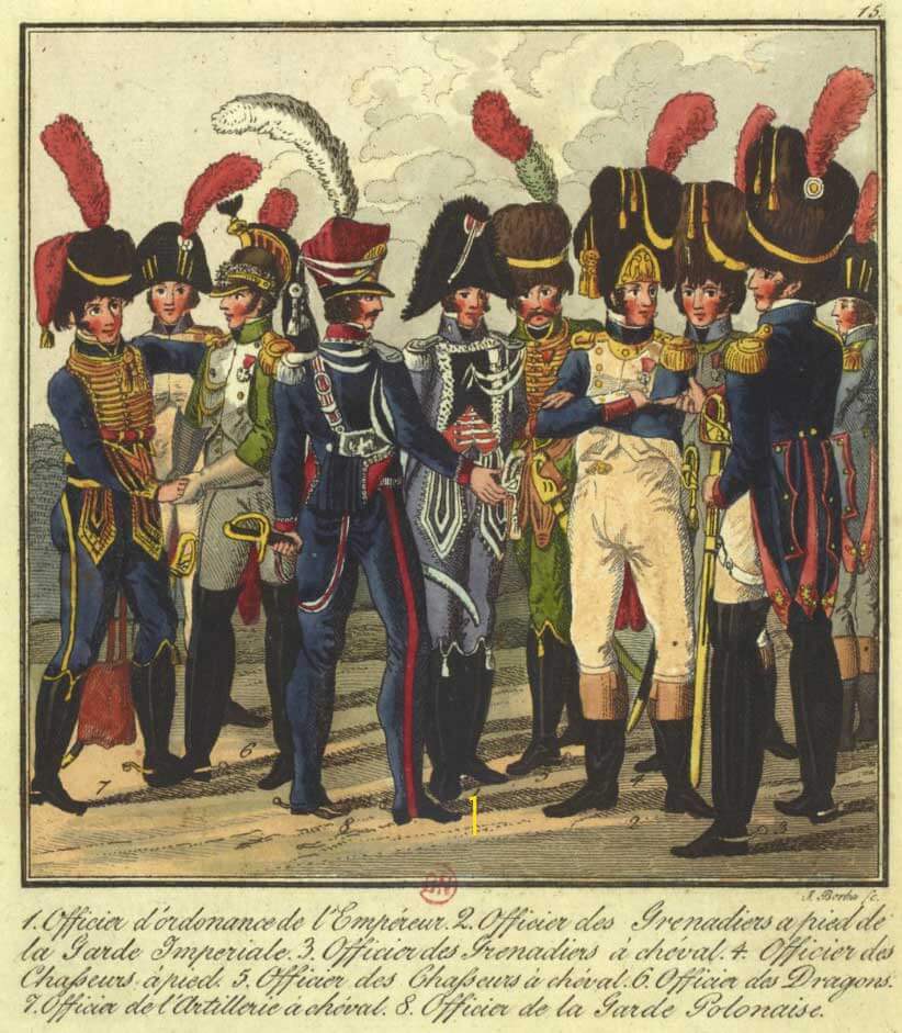 униформа офицеров для поручений императора Наполеона I