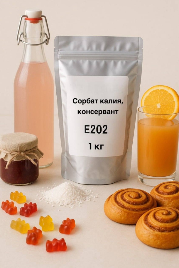 Сорбат калия Е202: всё о добавке